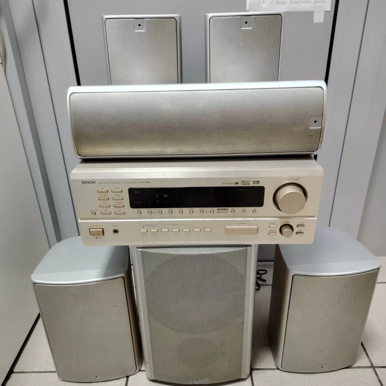 AMPLITUNER DENON AVR-1803 + GŁOŚNIKI CANTON