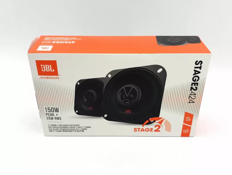 JBL STAGE2 424 GŁOŚNIKI SAMOCHODOWE 100MM / 10CM 2 DROŻNE SERIA STAGE 2