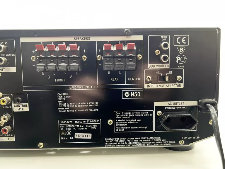 AMPLITUNER SONY STR-DE635