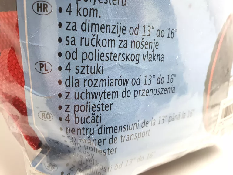 POKROWCE NA KOŁA 4 SZT 13" - 16"