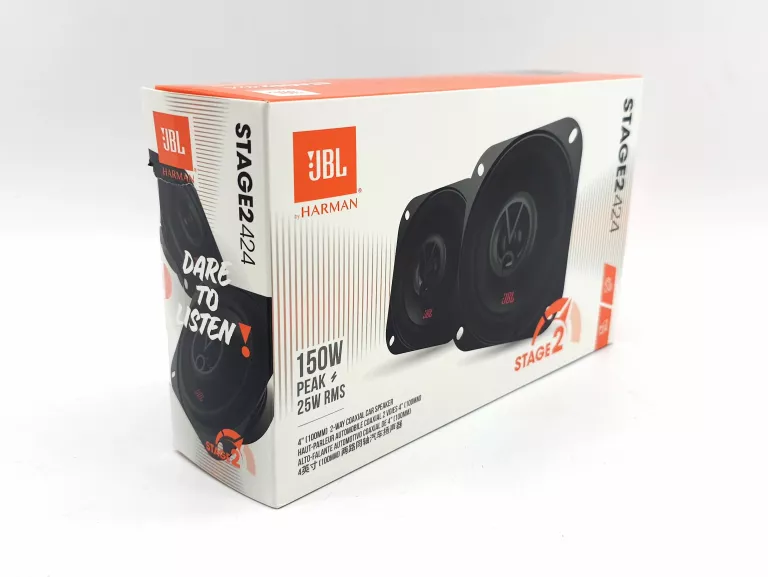 JBL STAGE2 424 GŁOŚNIKI SAMOCHODOWE 100MM / 10CM 2 DROŻNE SERIA STAGE 2