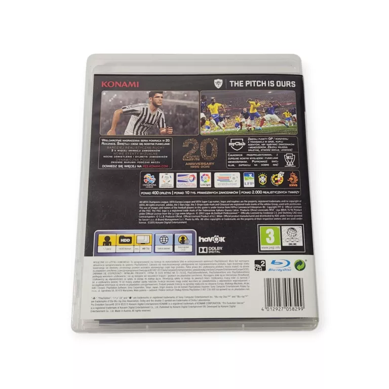 PS3 PRO EVOLUTION SOCCER 2016
