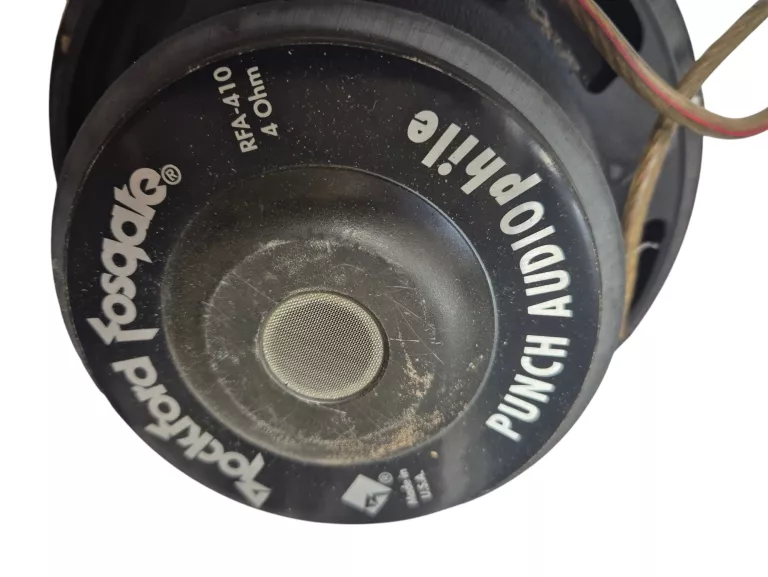 GŁOŚNIK WOOFER ROCKFORD FOSGATE RFA-410 4 OHM THE PUNCH MADE IN USA PERŁA