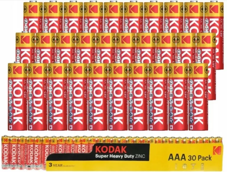 BATERIE KODAK SUPER HEAVY DUTY ZINC AAA 1.5V 30 PACK