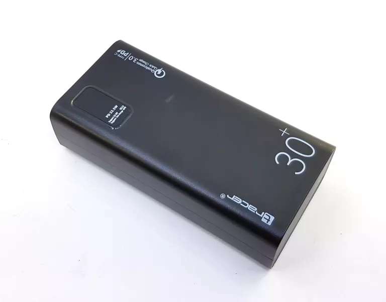 POWERBANK TRACER MODI 30000 MAH QC3.0 + PD + SCP 22.5 CZARNY