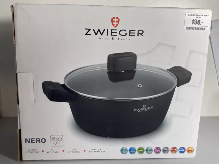 GARNEK ZWIGER NERO 24CM