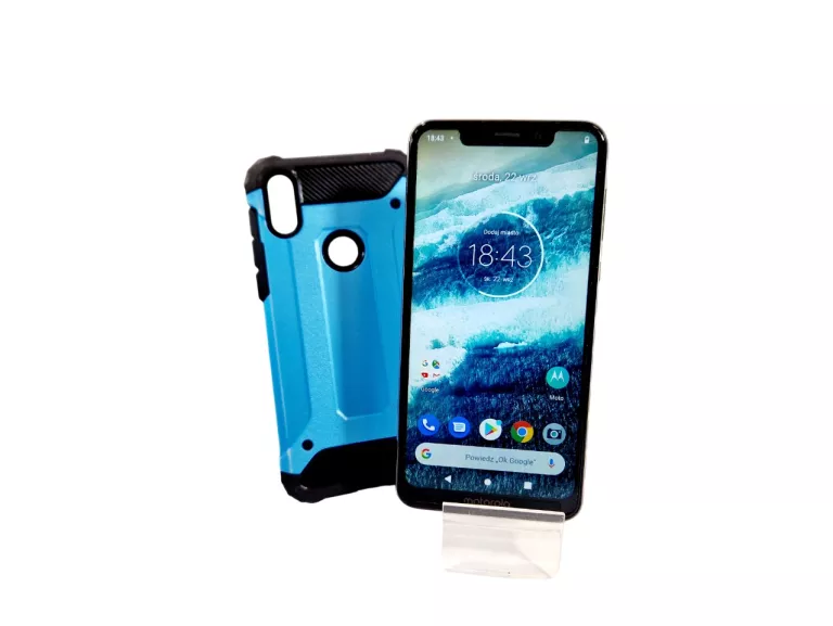 SMARTFON MOTOROLA ONE 4GB/64GB Z ETUI | BIAŁY