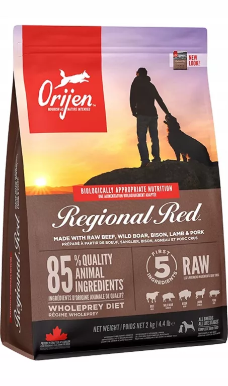 ORIJEN DOG REGIONAL RED 2KG NA WAGĘ