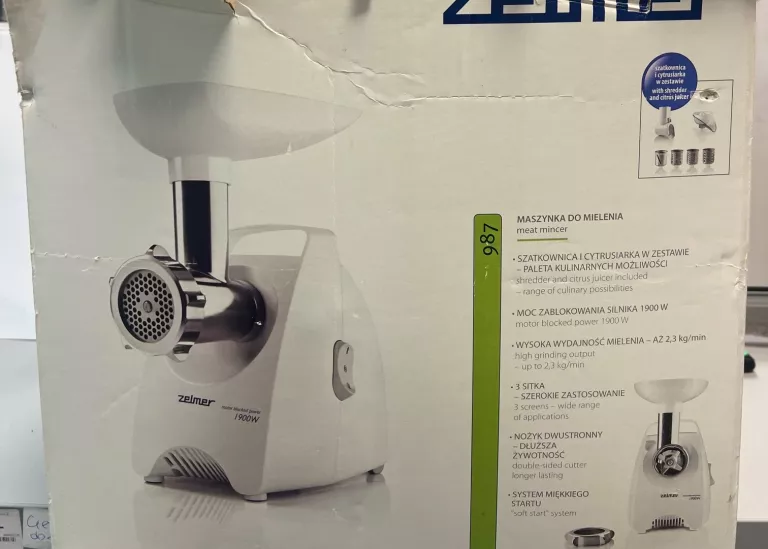 MASZYNKA DO MIELENIA MIĘSA ZELMER ZMM1586S