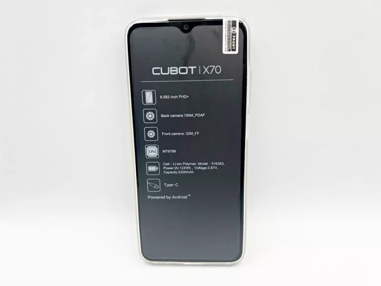 TELEFON  CUBOT X70 TECH BLACK