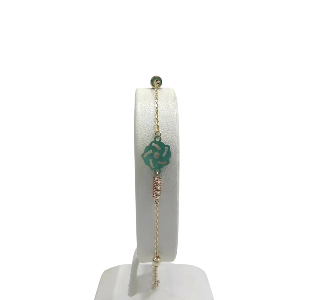 nowa-zlota-celebrytka-kwiatek-cyrkonia-p585-178g-zwyciestwa-9-gliwice-g1