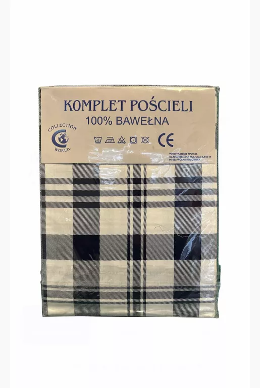 ORYGINALNY KOMPLET POŚCIELI COLLECTION WORLD 180X200 M1569 100% BAWEŁNA