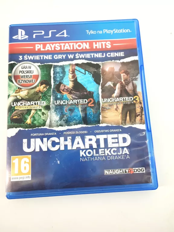 GRA UNCHARTED: KOLEKCJA NATHANA DRAKE'A PS4