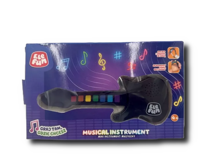 ZABAWKA ELEFUN SILIKONOWA MINI INSTRUMENT
