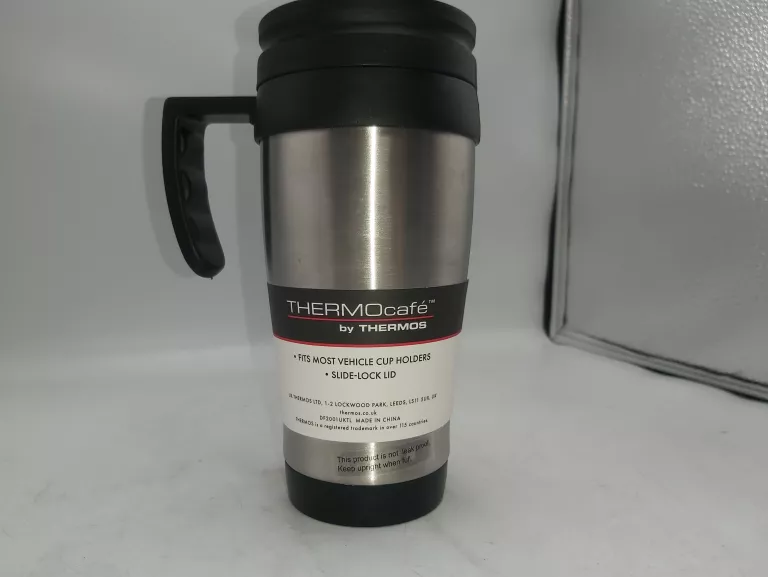 KUBEK TERMICZNY THERMOCAFE BY THERMOS SREBRNY 400ML