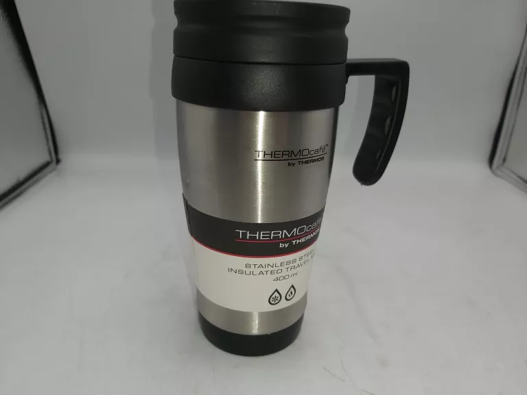 KUBEK TERMICZNY THERMOCAFE BY THERMOS SREBRNY 400ML