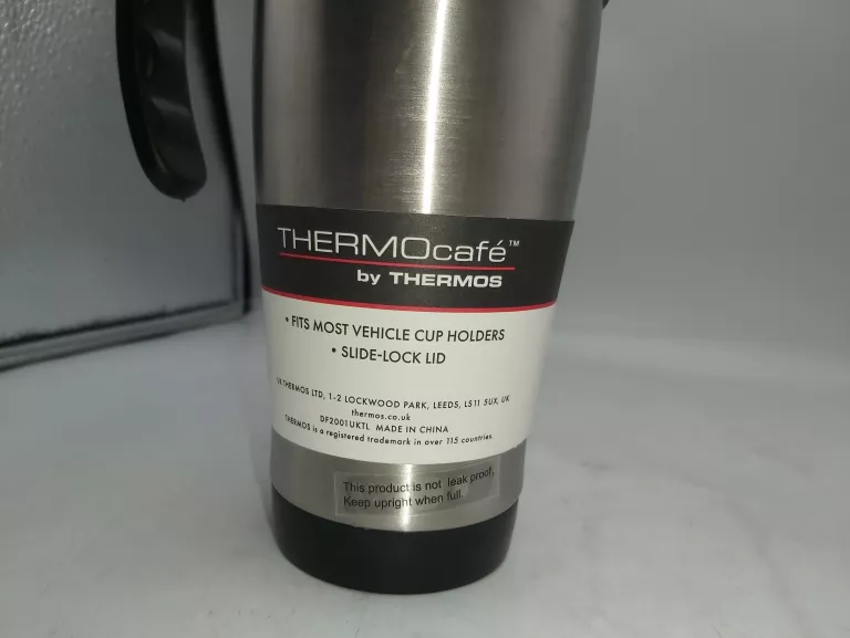 KUBEK TERMICZNY THERMOCAFE BY THERMOS SREBRNY 400ML