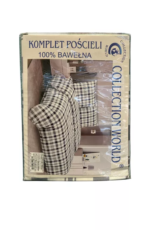 ORYGINALNY KOMPLET POŚCIELI COLLECTION WORLD 180X200 M1569 100% BAWEŁNA