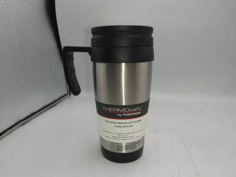 KUBEK TERMICZNY THERMOCAFE BY THERMOS SREBRNY 400ML