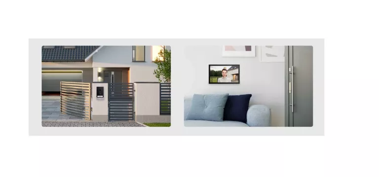 WIDEODOMOFON ZESTAW EZVIZ CS-HP7 2-ŻYŁOWY 7 CALI MONITOR Z WIFI APLIKACJA