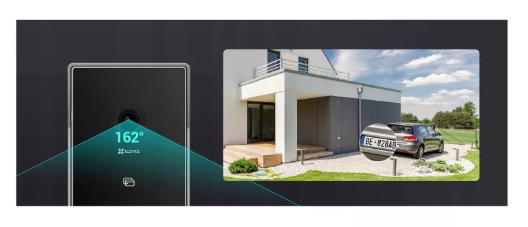 WIDEODOMOFON ZESTAW EZVIZ CS-HP7 2-ŻYŁOWY 7 CALI MONITOR Z WIFI APLIKACJA