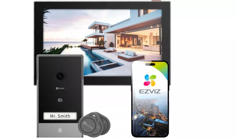WIDEODOMOFON ZESTAW EZVIZ CS-HP7 2-ŻYŁOWY 7 CALI MONITOR Z WIFI APLIKACJA