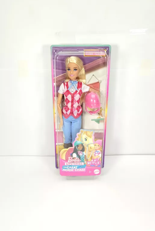 LALKA BARBIE MYSTERIES DŻOKEJKA MALIBU