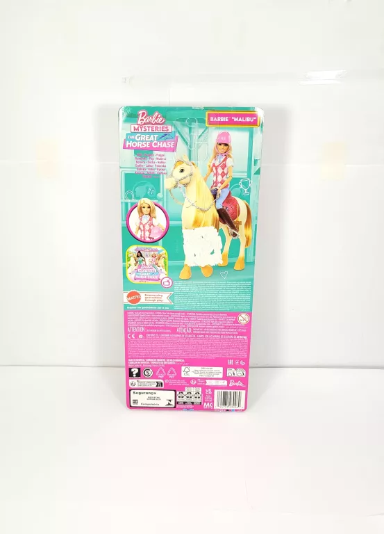 LALKA BARBIE MYSTERIES DŻOKEJKA MALIBU