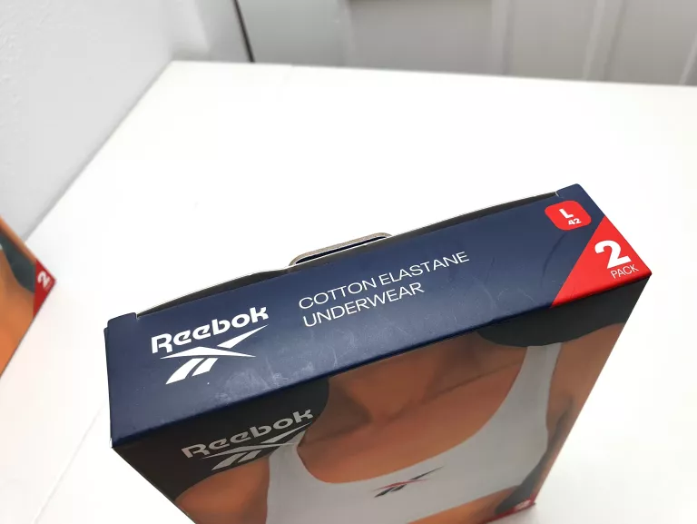 BIUSTONOSZ DAMSKI SPORTOWY REEBOK 2 PAK BAWEŁNA R.L