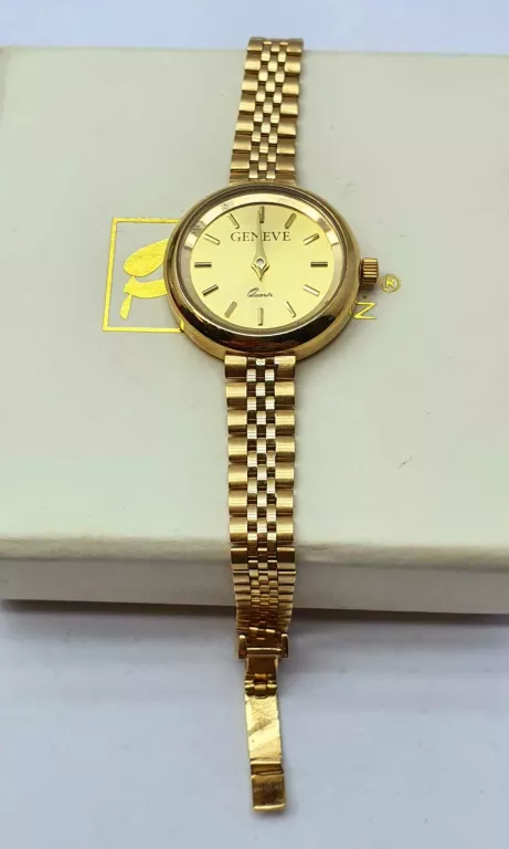 PRZEPIĘKNY ZŁOTY ZEGAREK GENEVE 23,9G 585 STAN IDEALNY ## GWARANCJA