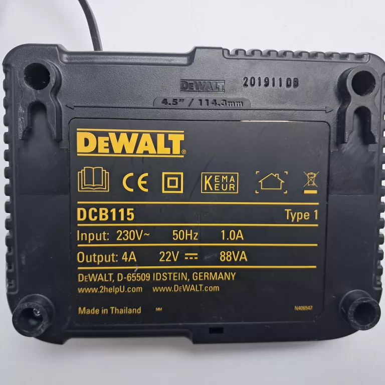 ŁADOWARKA DEWALT DCB115