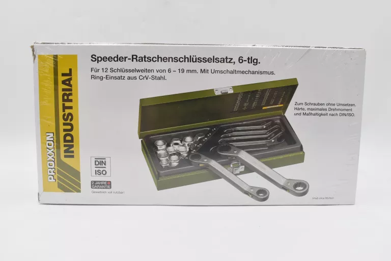 PROXXON 23231 KLUCZE OCZKOWE OCZKOWO-GIĘTE 6-19MM Z GRZECHOTKĄ SPEEDER