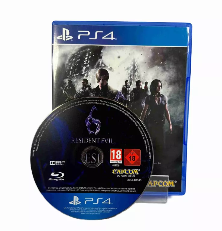 GRA RESIDENT EVIL 6 PS4