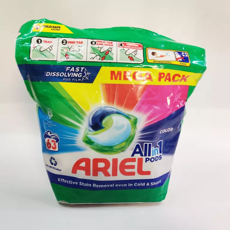 ARIEL ALL-IN-1 PODS KAPSUŁKI Z PŁYNEM DO PRANIA 63SZT