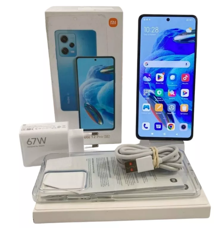 PIĘKNY SMARTFON XIAOMI REDMI NOTE 12 PRO 5G 6/128GB 6.67" BEZ BLOKAD !!!