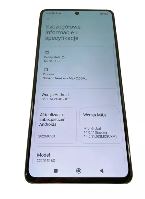 PIĘKNY SMARTFON XIAOMI REDMI NOTE 12 PRO 5G 6/128GB 6.67" BEZ BLOKAD !!!