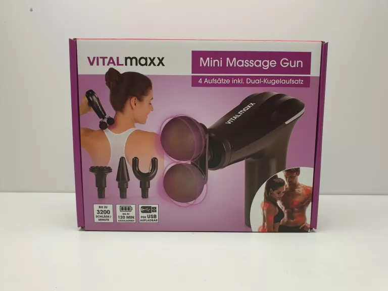 MASAŻER VITALMAXX MINI MASSAGE GUN KOMPLET