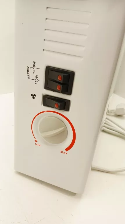 VOLTENO GRZEJNIK ELEKTRYCZNY KONWEKTOROWY TERMOSTAT 3 TRYBY