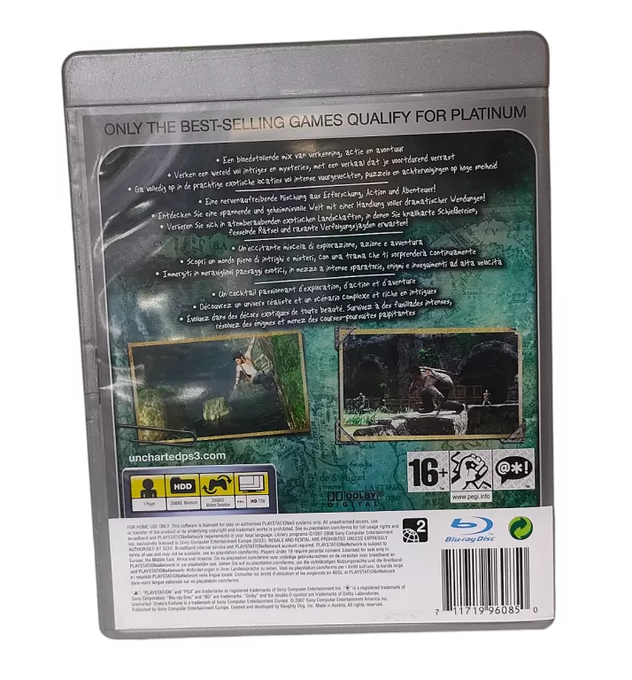 GRA PS 3 UNCHARTED DRAKES FORTUNE