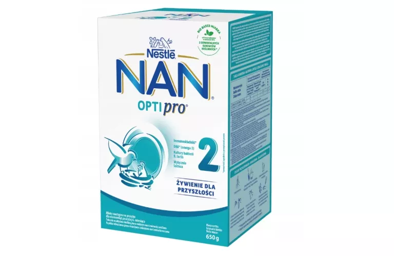 NESTLE NAN OPTIPRO 2 MLEKO NASTĘPNE 6M+ 650G