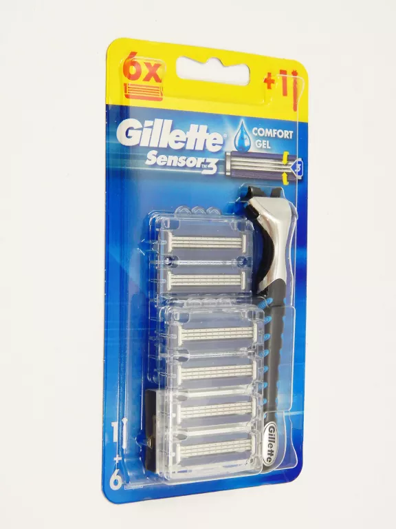 GILLETTE SENSOR 3 MASZYNKA DO GOLENIA 1+6