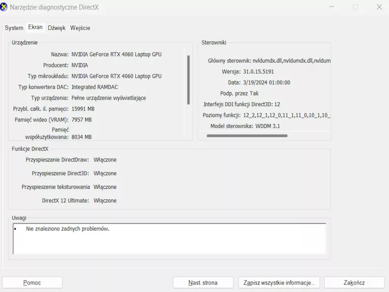 LAPTOP LENOVO LQQ 15ARP9 RYZEN7 7435HS 16/1024GB RTX 4060 - GW 01.2027!