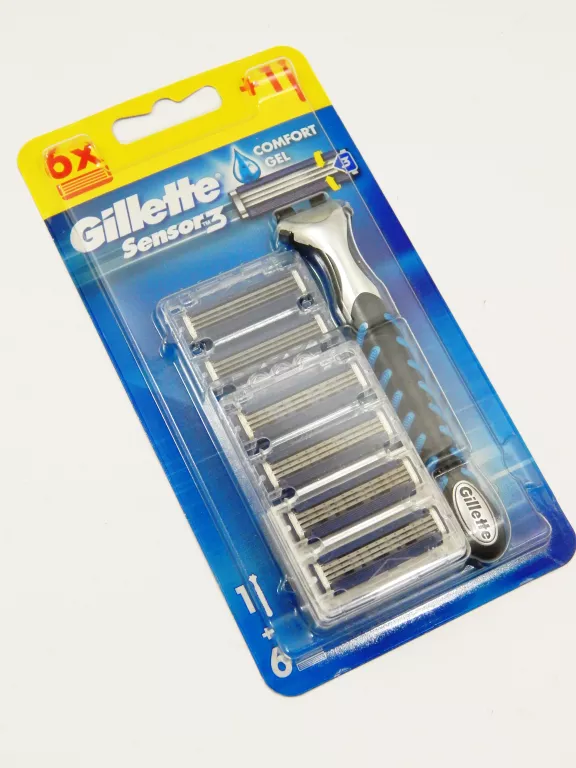 GILLETTE SENSOR 3 MASZYNKA DO GOLENIA 1+6