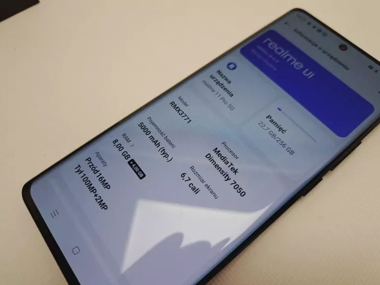 TELEFON REALME 11 PRO 5G 8 GB / 256 GB