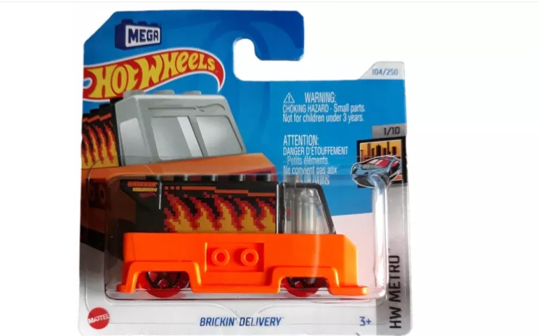 HOT WHEELS AUTKO BLISTER RESORAK BRICKIN' DELIVERY 1:64 OD MATTEL