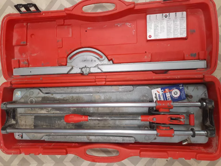 RĘCZNA PRZECINARKA DO GLAZURY RUBI TR-600-S + WALIZKA