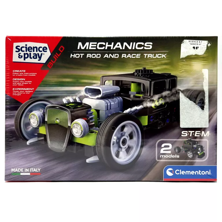 CLEMENTONI LABORATORIUM MECHANIKI RACE TRUCK NAUKOWA ZABAWA DLA DZIECI 8+