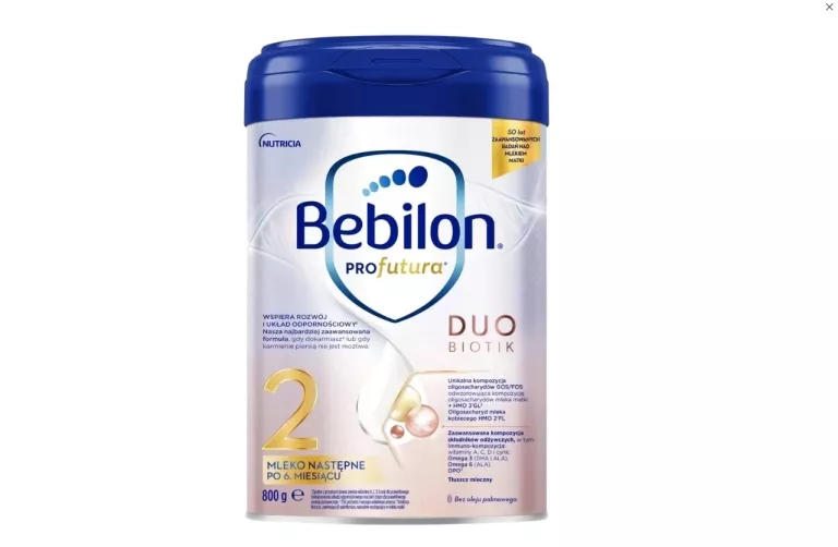 BEBILON PROFUTURA DUOBIOTIK 2 MLEKO NASTĘPNE PO 6. MIESIĄCU 800G