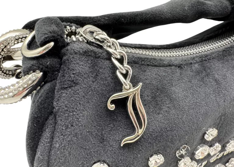 SUPER!! WELUROWA TOREBKA JUICY COUTURE BIJXT5311WYZ CZARNA JAK NOWA!!