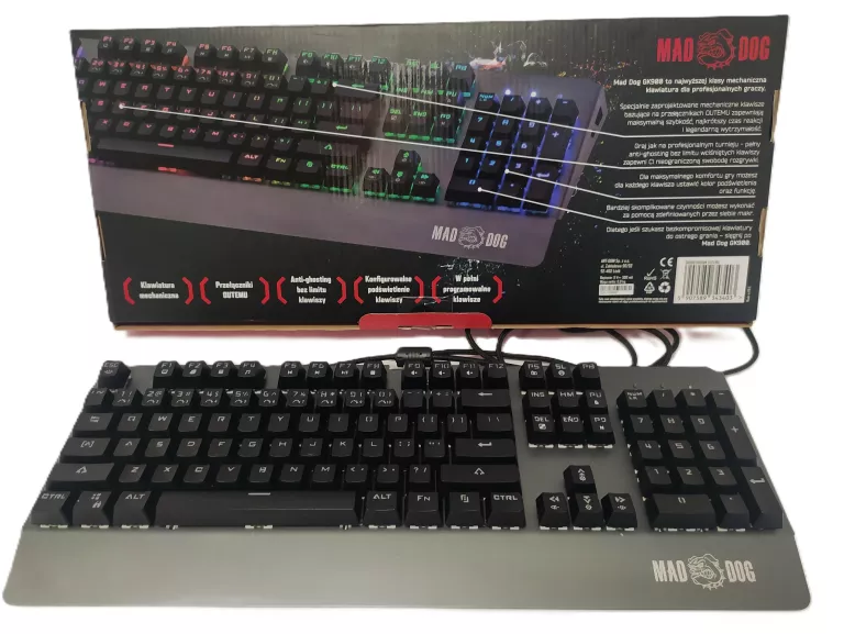 KLAWIATURA MECHANICZNA MAD DOG GK900